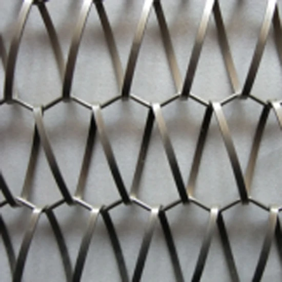 Cloison de séparation décorative en tissu métallique en treillis métallique